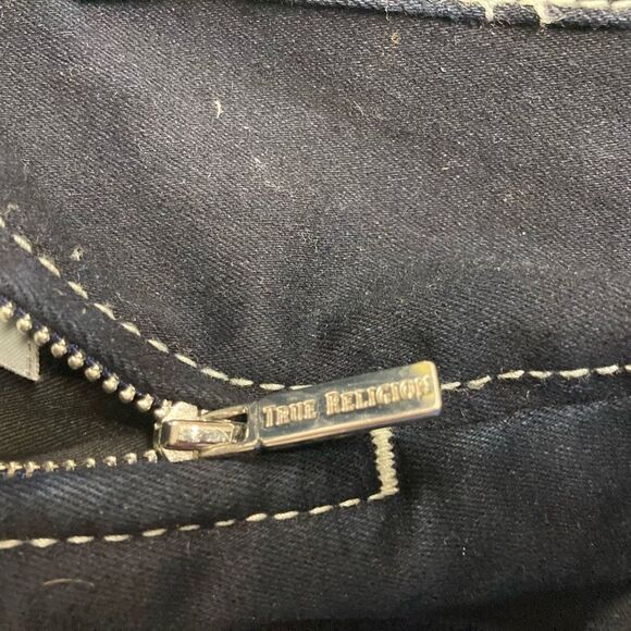 TRUE RELIGION World Tour Women’s Overall Romper Shorts Size SP‎ Inseam 2” - Picture 4 of 12